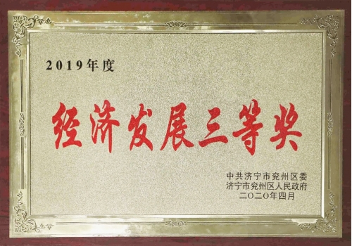 2019年度經濟發展三等獎