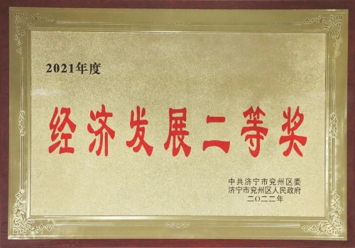 2021年度經濟發展二等獎